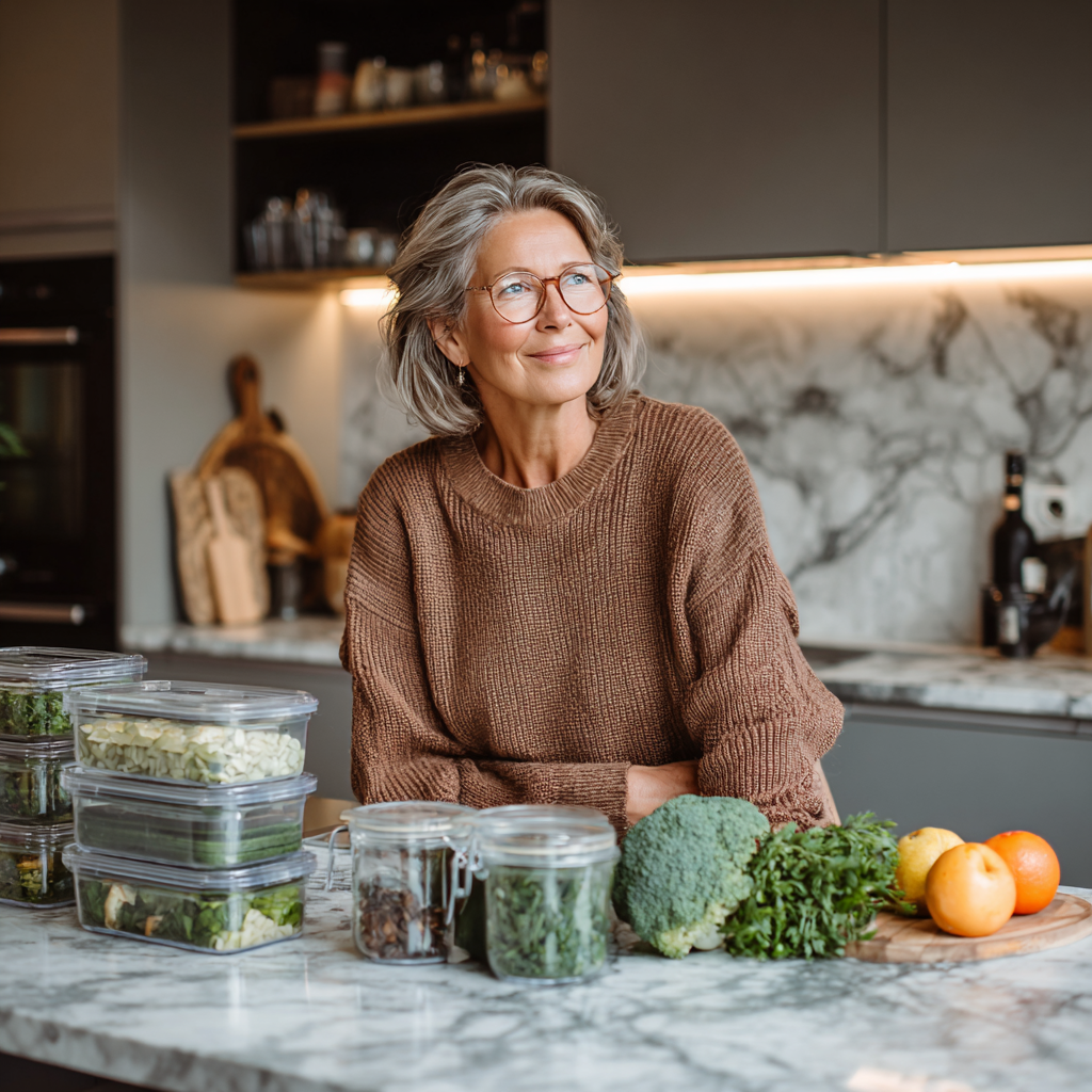 Természetes élelmiszerek színes összeállítása